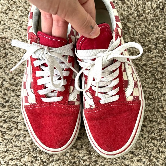 Red Checkered Vans - Picture 6 of 7